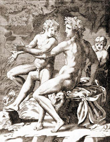 Jacopo Caraglio
(15th century)

Apollo and Hyakinthos

Cabinet des Estampes,
Biblioth�que Nationale, Paris.