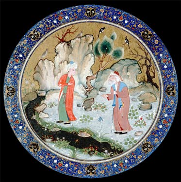 Old Man Soliciting a Youth in The Wilderness