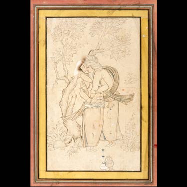 Youths Embracing in a Garden

Anonymous painting in gold and color on paper. Safavid dynasty (1501-1732), Iran.

Smithsonian Institution,
Washington, DC.