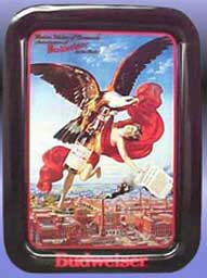 Budweiser Beer Promotional Tray