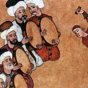 Köçeks at the fair

Seductively dressed köçeks (Turkish dancing boys), at a fair, dancing and playing a type of cymbals.

Miniature from the Surname-i Vehbi, an 18th century work
