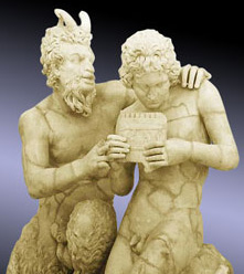 gay lovers Pan and Daphnis